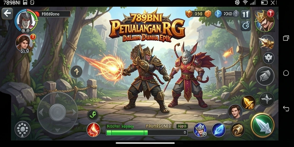 Screenshot menampilkan gameplay RPG yang seru dan penuh aksi.