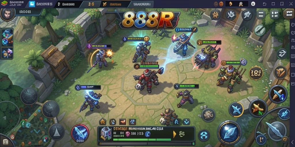 Gameplay mendalam dan strategi yang menegangkan di 888R.