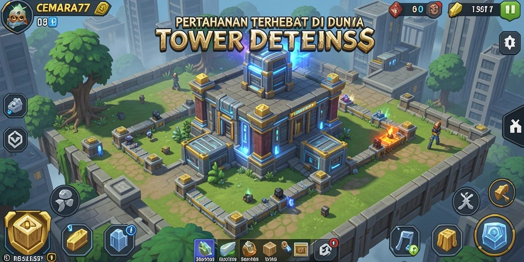 Tampilan gameplay seru dari CEMARA77 yang penuh tantangan.