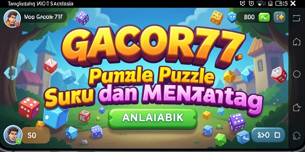 Screenshot GACOR77 menampilkan gameplay Puzzle yang seru.