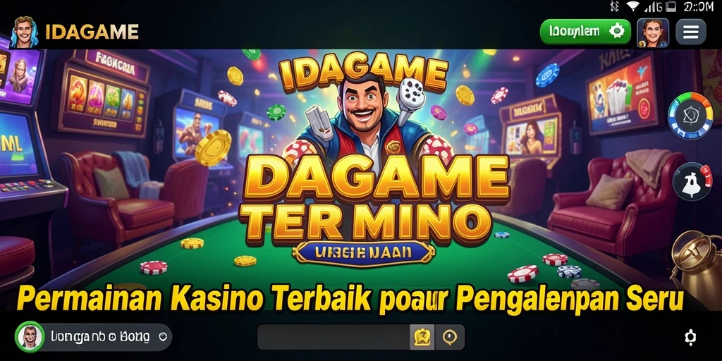 Tampilan layar utama permainan Kasino menunjukkan aksi seru dan grafis berkualitas tinggi.