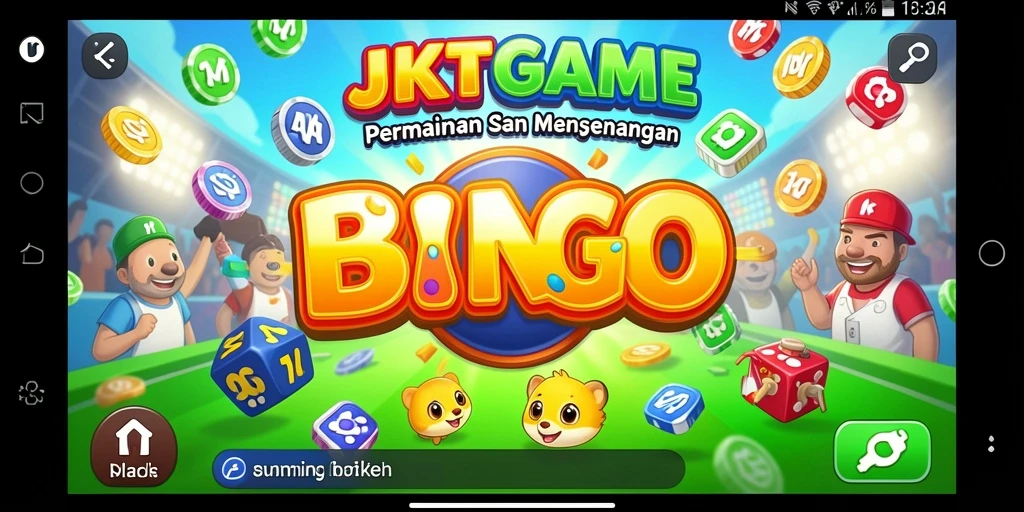 Tampilan gameplay seru Bingo di JKTGAME.