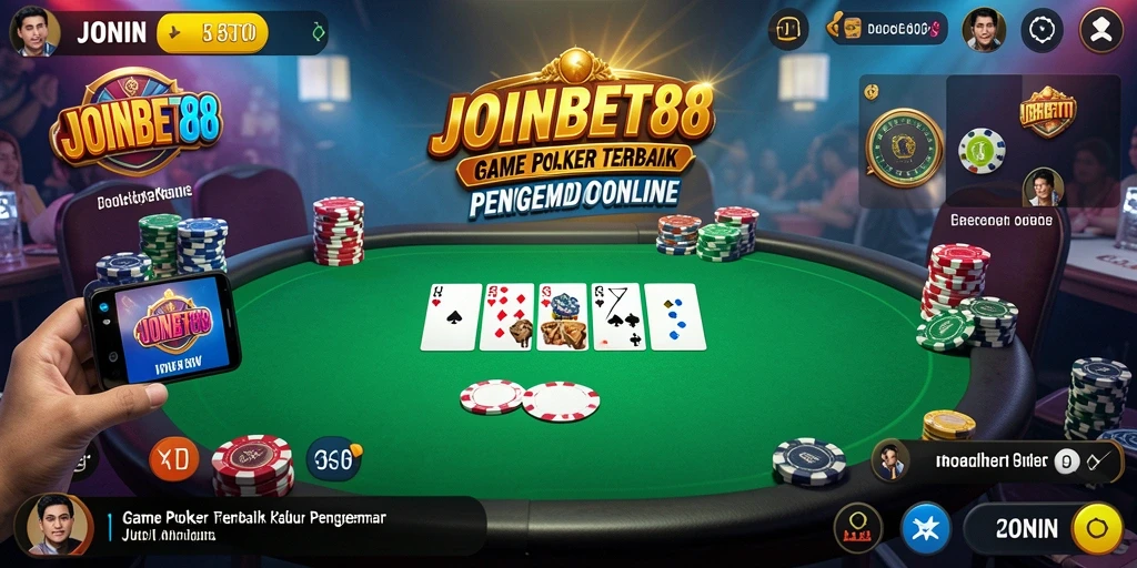 Tampilan screenshot <strong>JOINBET88</strong> menampilkan aksi intens permainan poker.