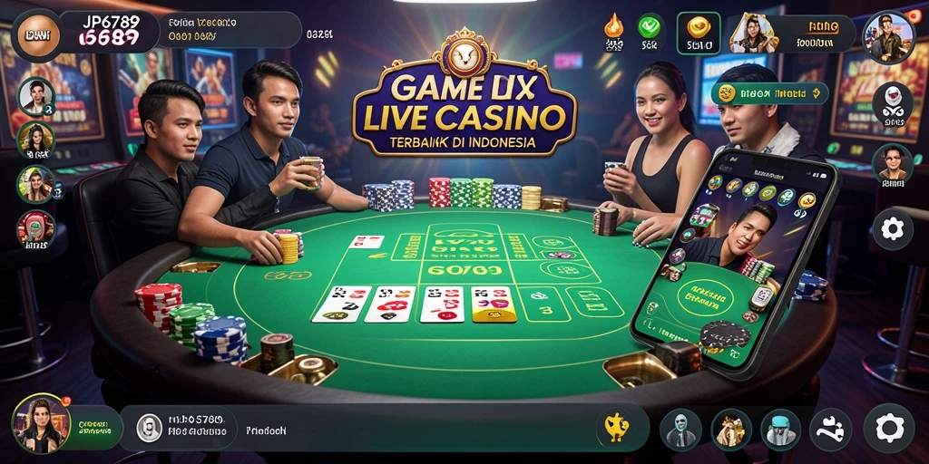 Screenshot gameplay Live Casino JP6789 yang menegangkan.