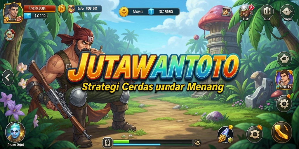Screenshot dari gameplay JUTAWANTOTO menunjukkan aksi strategi yang mendebarkan.