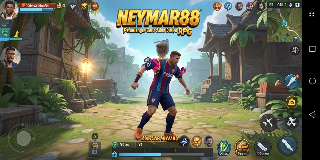Tampilan gameplay RPG yang menarik dan seru dari NEYMAR88.