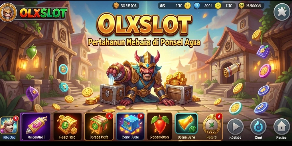 Tangkapan layar menampilkan aksi intens dalam gameplay Tower Defense OLXSLOT.