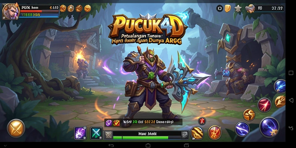Tampilan visual menakjubkan dalam gameplay ARPG PUCUK4D.