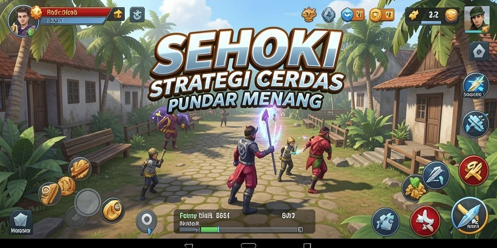 Tampilan gameplay game strategi SEHOKI yang seru dan mendebarkan.