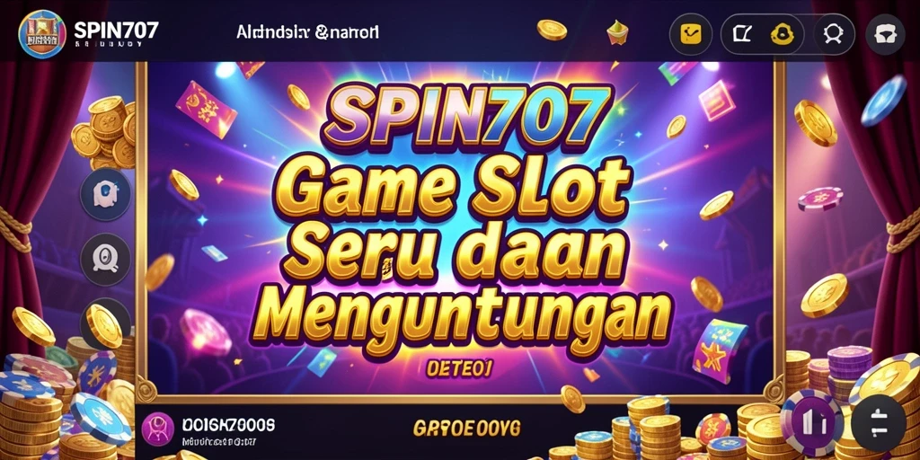 Tampilan gameplay SPIN707 yang menarik dan penuh warna.