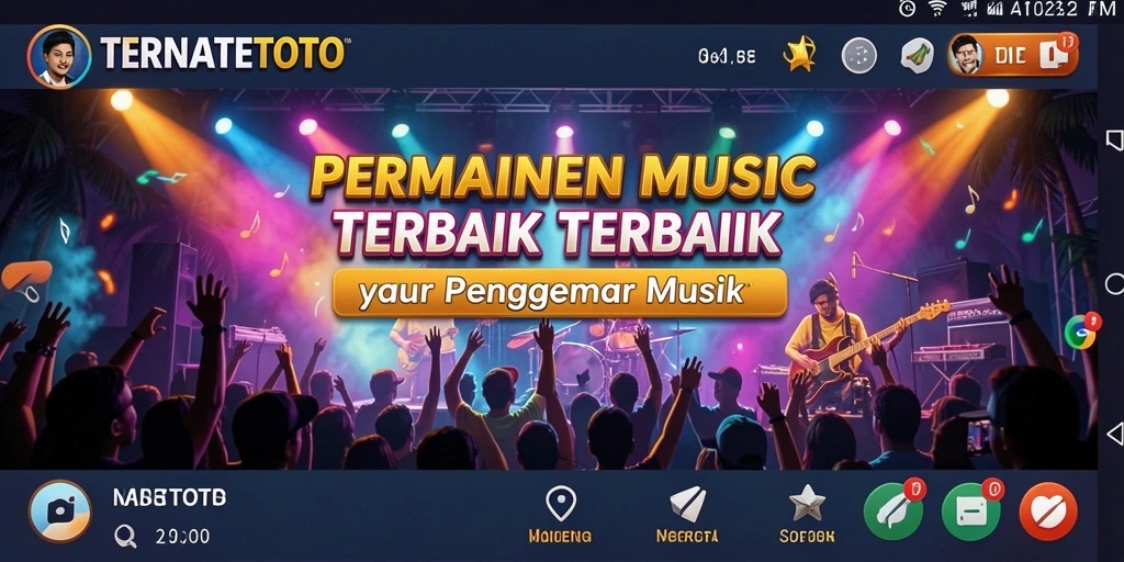 Tampilan gameplay <strong>TERNATETOTO</strong> yang menarik dengan berbagai pilihan lagu.